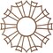 Ekena Millwork Augustus Wood Fretwork Pierced Ceiling Medallion, Walnut, 18"OD x 6 3/8"ID x 3/8"T CMWP18X18X0375AUWA - alternate 5